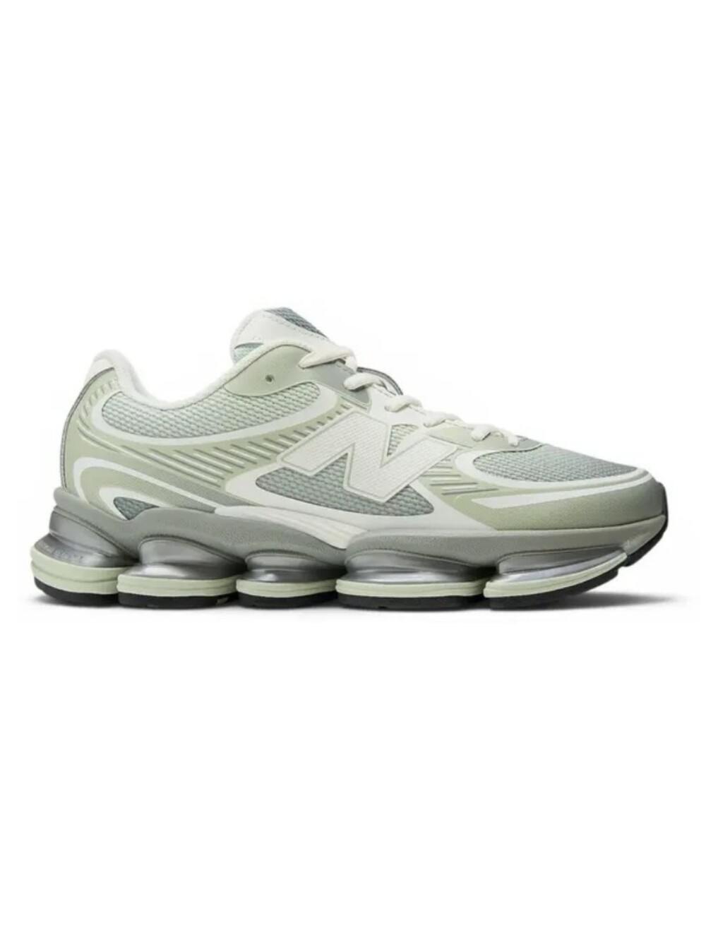 New Balance Abzorb Men's 2000 Runner Sneakers - Green/Gray/White Unisex
